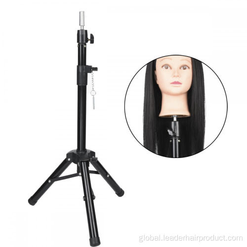 Wig Head Stand Tripod Wig Stand Black Mannequin Head Tripod For Wigs Manufactory